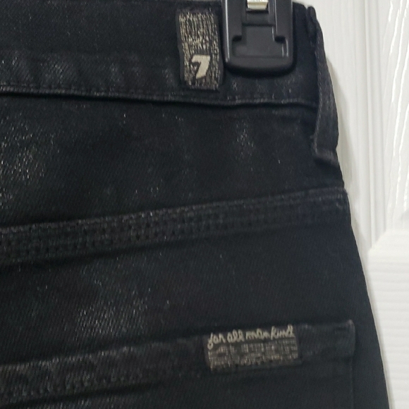 7 For All Mankind Dark Flare Jeans - Picture 10 of 15